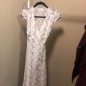 Urban Outfitters UO Maxi Floral Wrap Dress